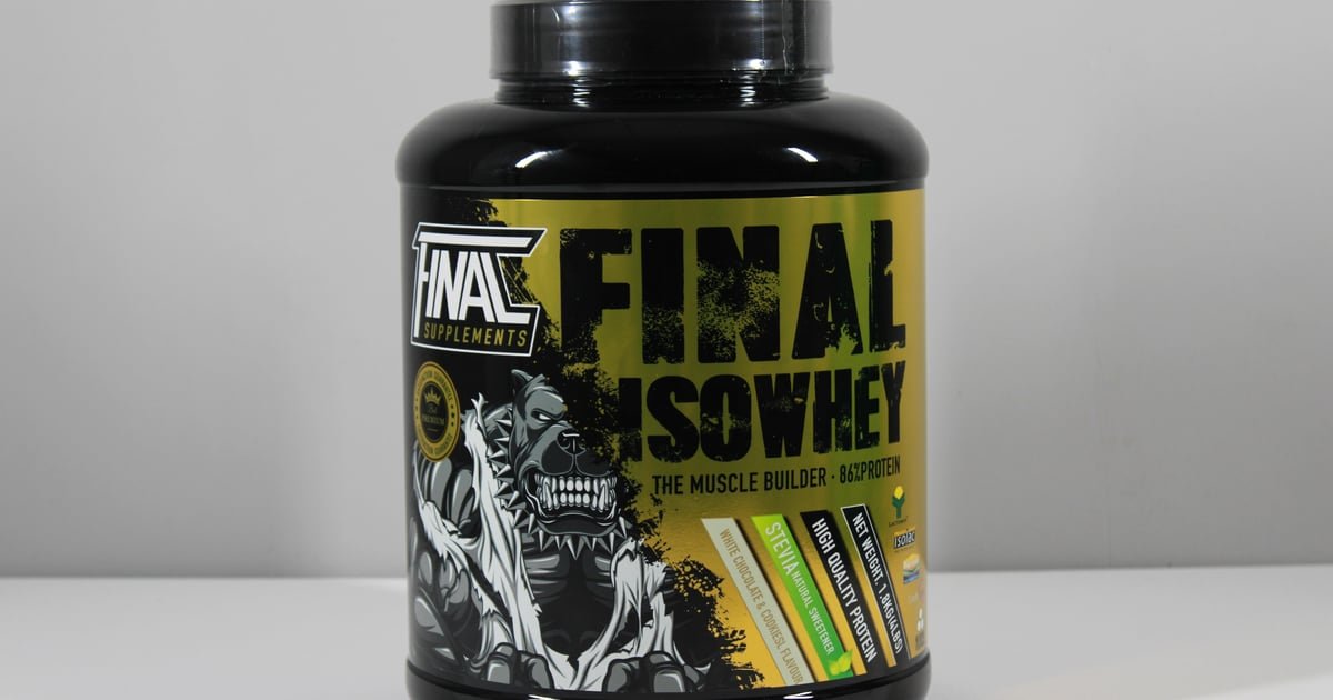 Final supplements Final iso whey white chocolate and cookies | Berserker Nutrition
